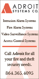 Ad: Adroit - Fire and Theft Security Needs