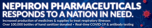 Ad: Nephron Pharmaceuticals responds to a nation in need