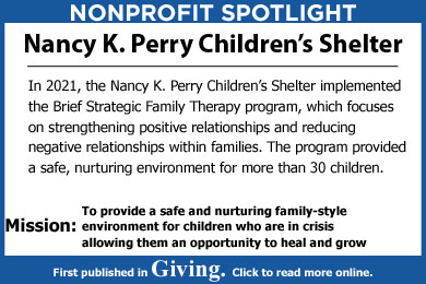 NONPROFIT SPOTLIGHT: Nancy K. Perry Children's Shelter